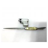 Vintage novelty gun lighter and letter opener