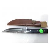Elk Ridge knife with sheath.