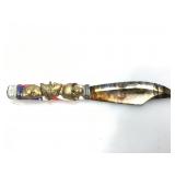 Hand painted patriotic design.