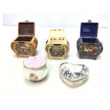5 The Ardleigh Elliott Music Boxes w/COA