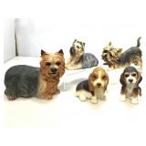 Assorted Dog figures incl. Lenox and more, approx