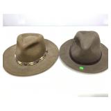Country gentleman XL and Scala Small hats