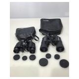 Pair of binoculars w/leather case