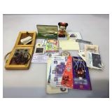 Assorted Vintage items. Cross pens. Tube tester