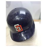 Rickey Henderson autographed helmet