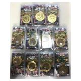 NIB. Sports team keychains.