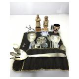 Toriart figure, Plated flatware and more.