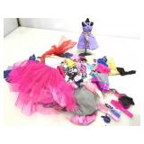 Barbie clothes and accessories.