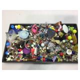 Broken jewelry for crafts or parts.