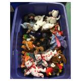 Bin of Beanie Baby