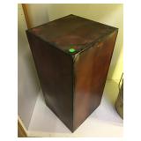 Rectangular Metal pedestal, approx 3 ft fall