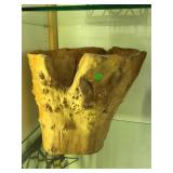 Wood table center piece, approx 2 ft tall