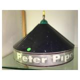 Peter Piper Pizza hanging light