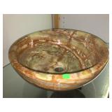 Onyx sink bowl, approx 12 inches diameter