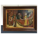 Framed Oil painting on canvas,