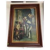 Framed Oil painting on canvas,