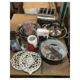 Assorted kitchen items and more