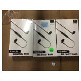 Big daddy bass earbuds three sets