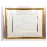 Sketch art framed to 32x40.