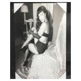 Betti Page pin up girl prints on stretched