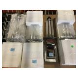 Lighted wall sconces in packaging