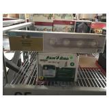 Hampton Bay vanity light fixture Rain Bird timer