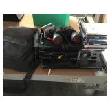 Stack of electronics Respironics unit and more