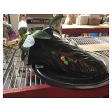 Metal wall scones 20 inches tall and platter 22