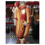 5 ft tall 7-Eleven Big Bite Hot dog cardboard