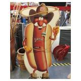 5 ft tall 7-Eleven Big Bite Hot dog cardboard