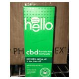 12 NIB Hello CBD toothpaste, see photos for