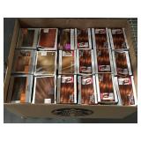 Box full of assorted hair dye