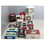 Collection of hallmark keepsake ornaments in