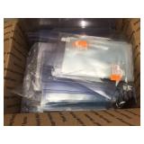 Used plastic sleeves