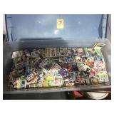 Large Bin of sports cards
