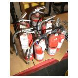 10 Assorted Fire Extinguishers