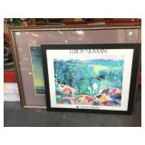 Leroy Neiman framed print and more