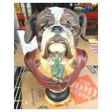 Dog bust Composite Sculpture 21in tall