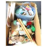 Box of Assorted Yarn and more