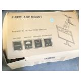 Fireplace TV mount fits most 40-65in in box