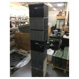 Modular stacking plastic organizer