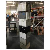 Modular stacking plastic organizer