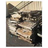 Pallet of assorted cover vents