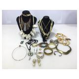 Assorted Costume Jewelry. Some Vintage. Tray Not