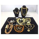 Assorted Costume Jewelry. Some Vintage. Tray Not