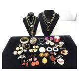 Assorted Costume Jewelry. Some Vintage. Tray Not