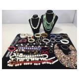 Assorted Costume Jewelry. Some Vintage. Tray Not