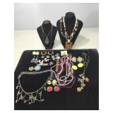 Assorted Costume Jewelry. Some Vintage. Tray Not