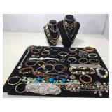 Assorted Costume Jewelry. Some Vintage. Tray Not