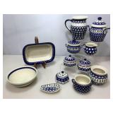 Collection of Boleslawiec Handmade Polish Pottery